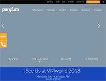 Tablet Screenshot of panzura.com